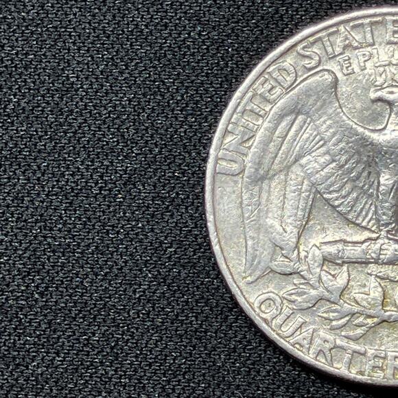 1974-D Washington Quarter Strike Error "OF" & Rim Curved Up on Reverse - Picture 12 of 16